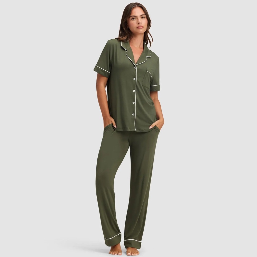Cozy Earth Knit Short Sleeve & Pant Pajama Set
